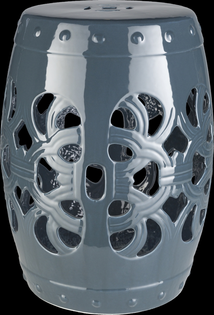 Lebone Blue Outdoor Stool - Thumbnail - Image 1