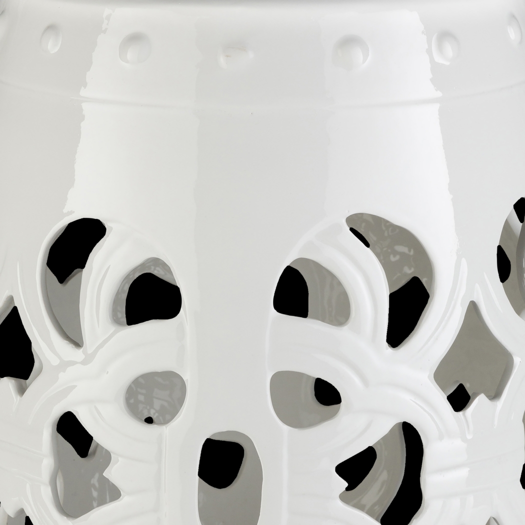 Lebone Ivory Outdoor Stool - Thumbnail - Image 2