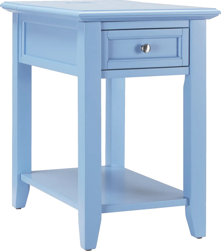 Leda Blue Accent Table - Thumbnail - Image 1