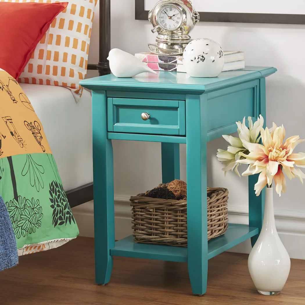 Leda Seafoam Accent Table - Thumbnail - Image 2