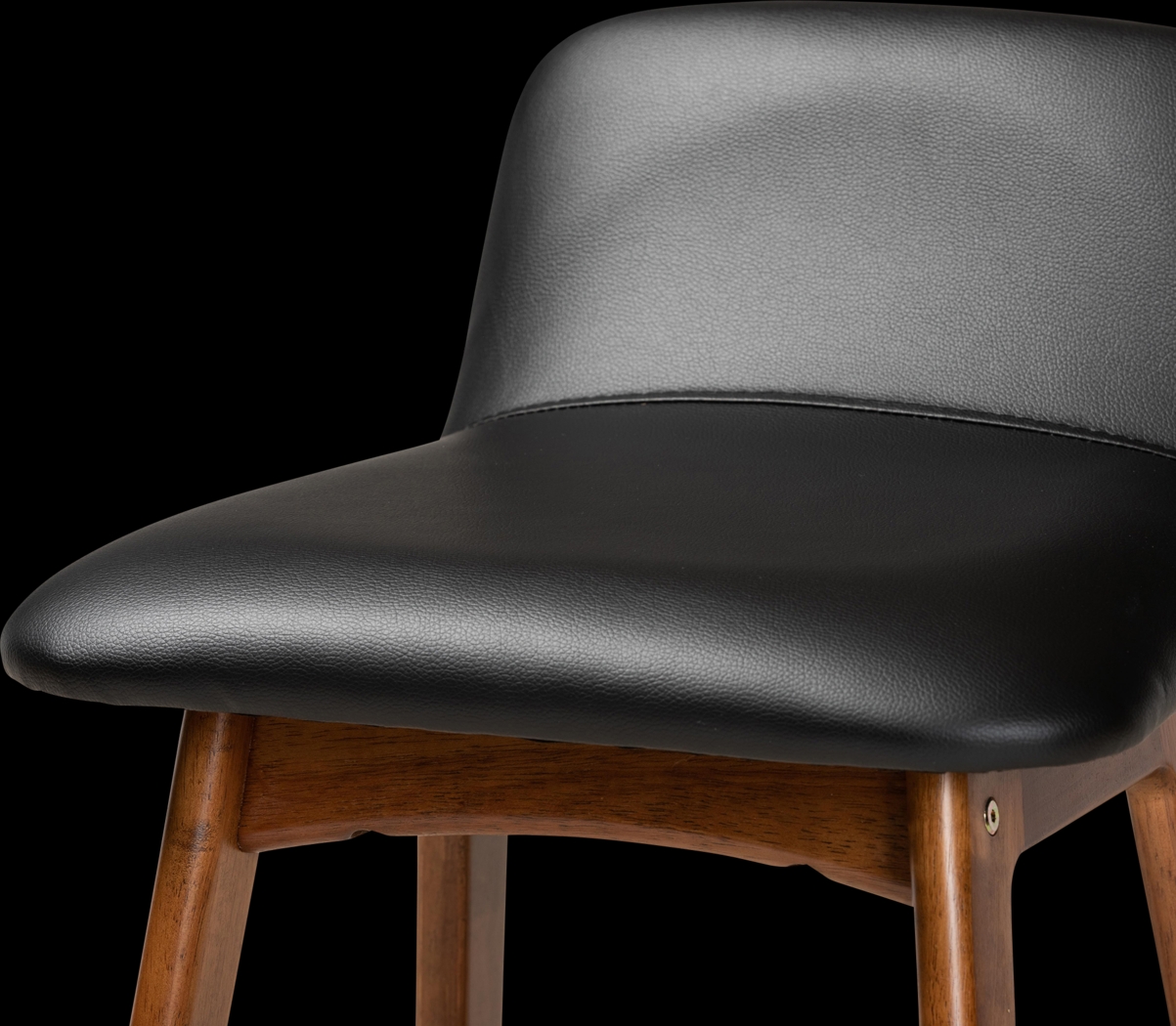 Ledford Black Barstool, Set of 2 - Thumbnail - Image 4