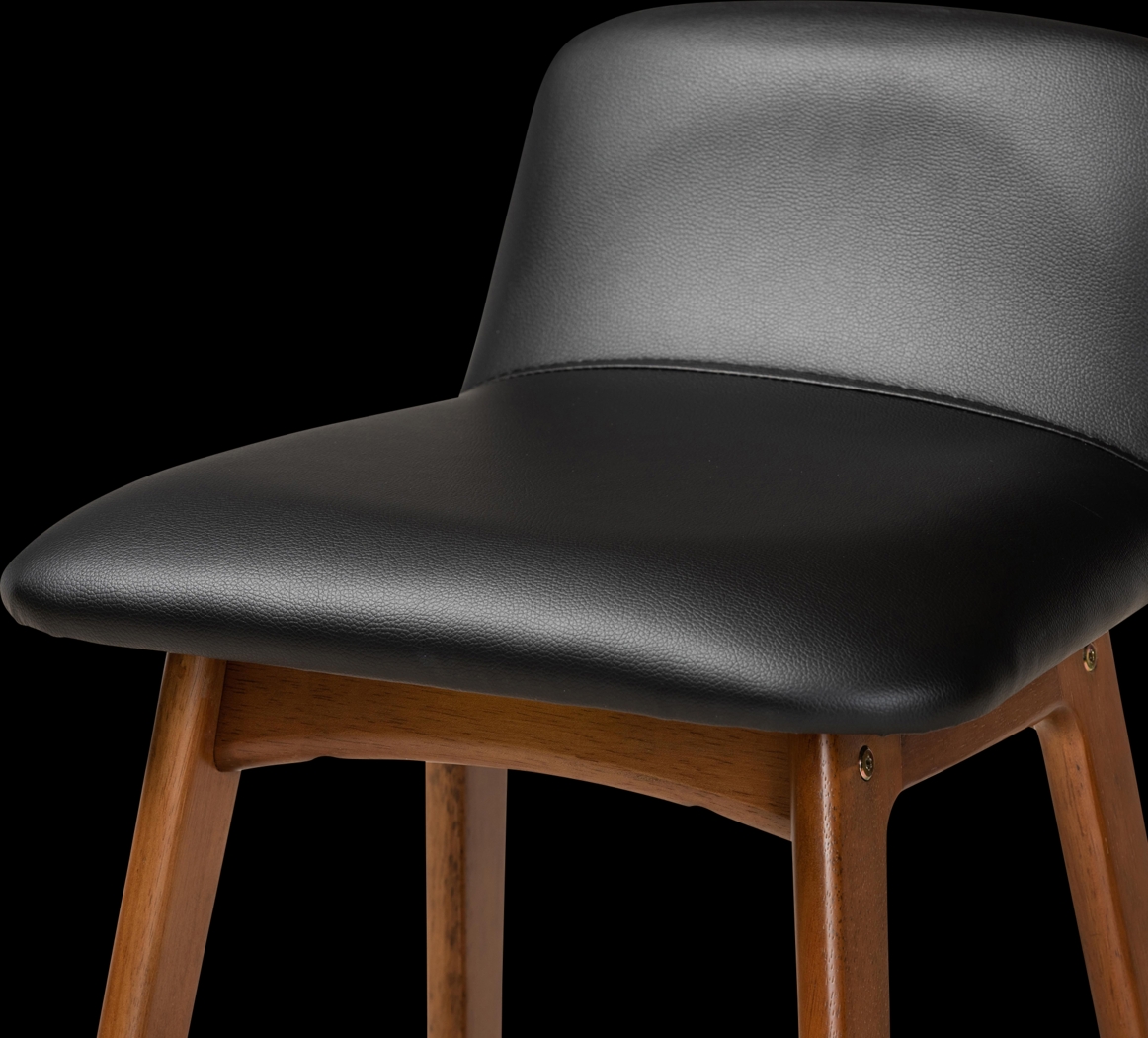 Ledford Black Counter Height Stool, Set of 2 - Thumbnail - Image 4