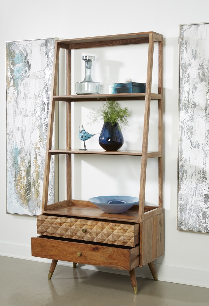 Ledford Brown Bookcase - Thumbnail - Image 2