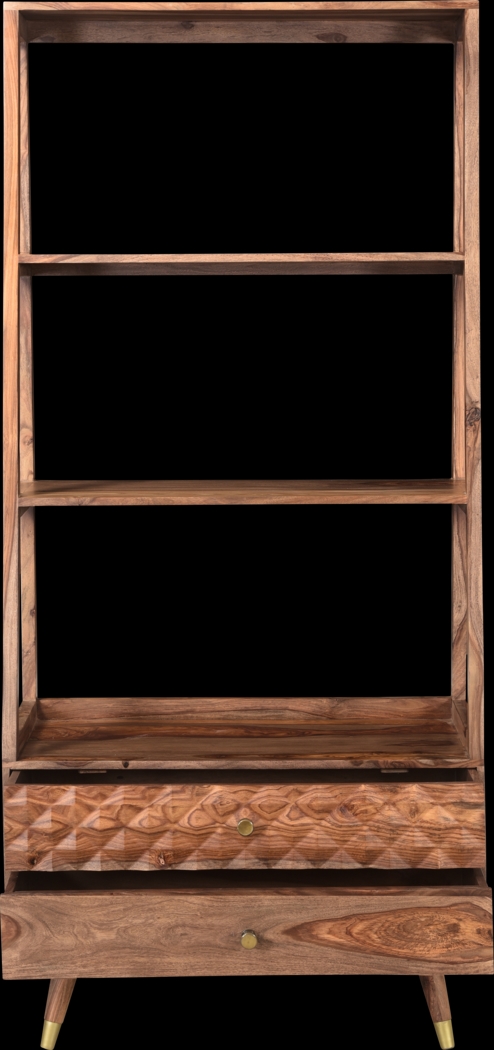 Ledford Brown Bookcase - Thumbnail - Image 5