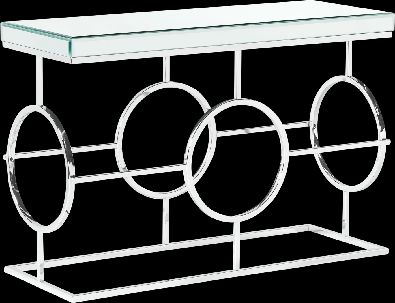 Ledieu Chrome Sofa Table - Thumbnail - Image 1