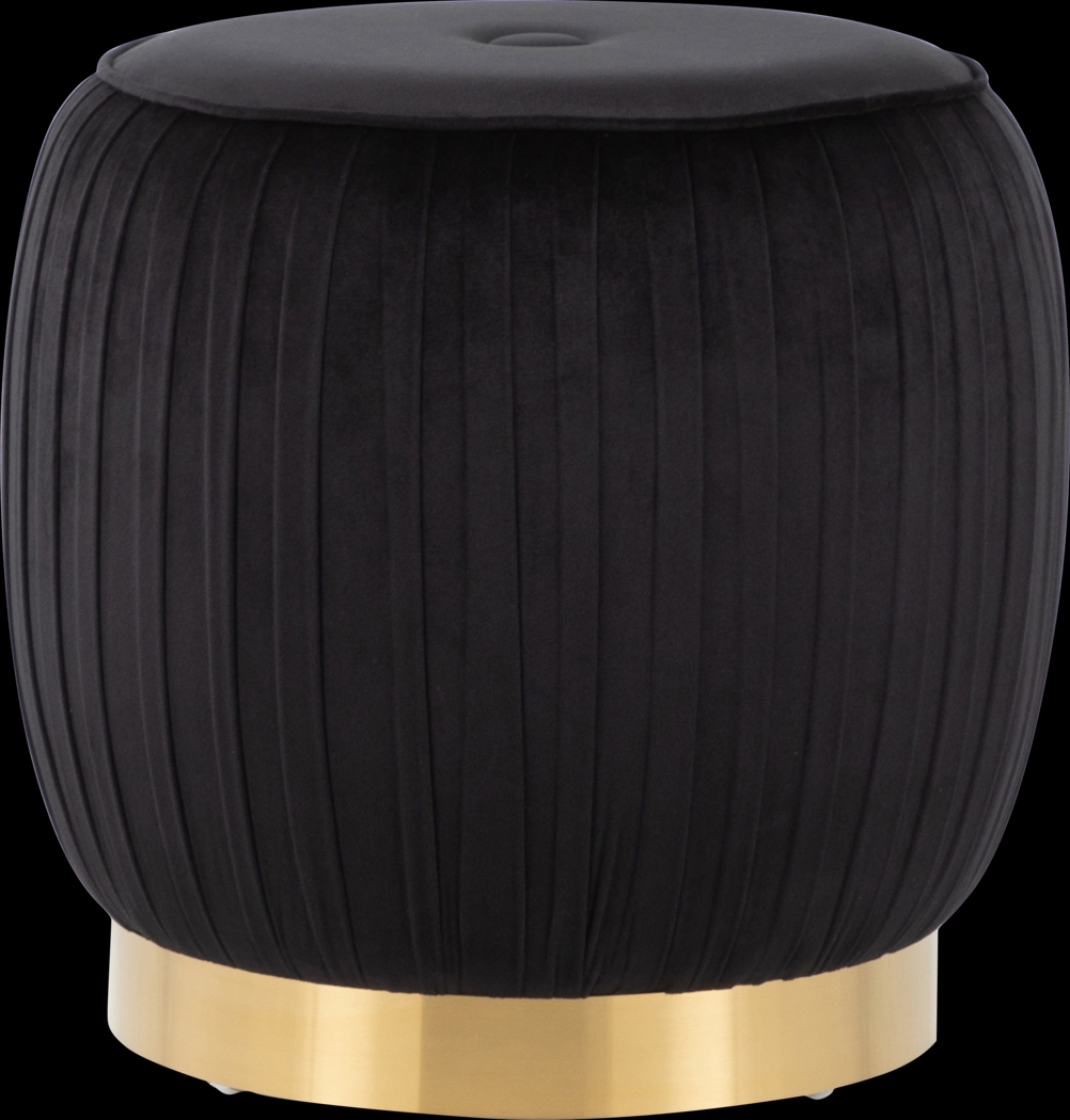 Leeambur Black Ottoman - Thumbnail - Image 1