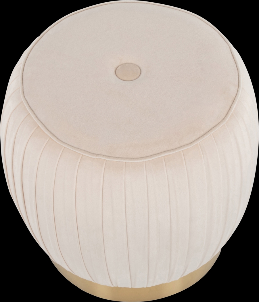 Leeambur Cream Ottoman - Thumbnail - Image 2