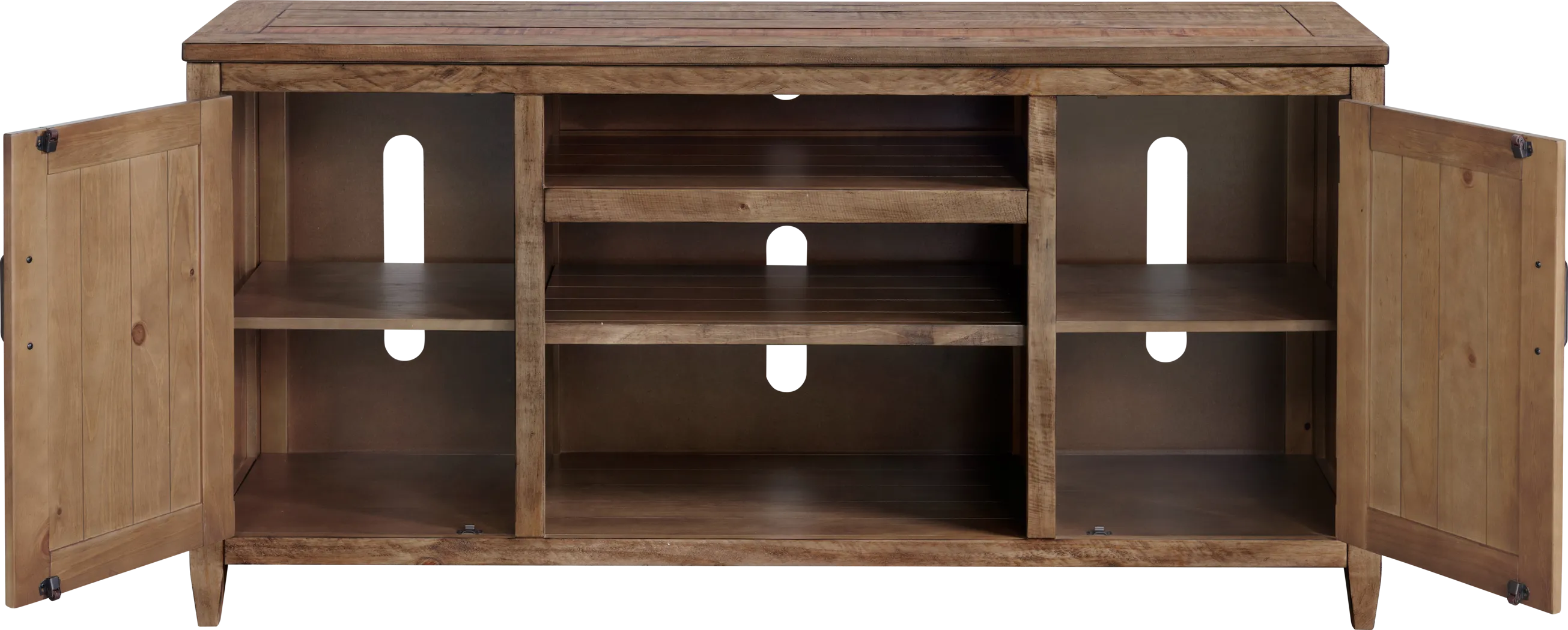 Leewood Brown 65 in. Console - Thumbnail - Image 2