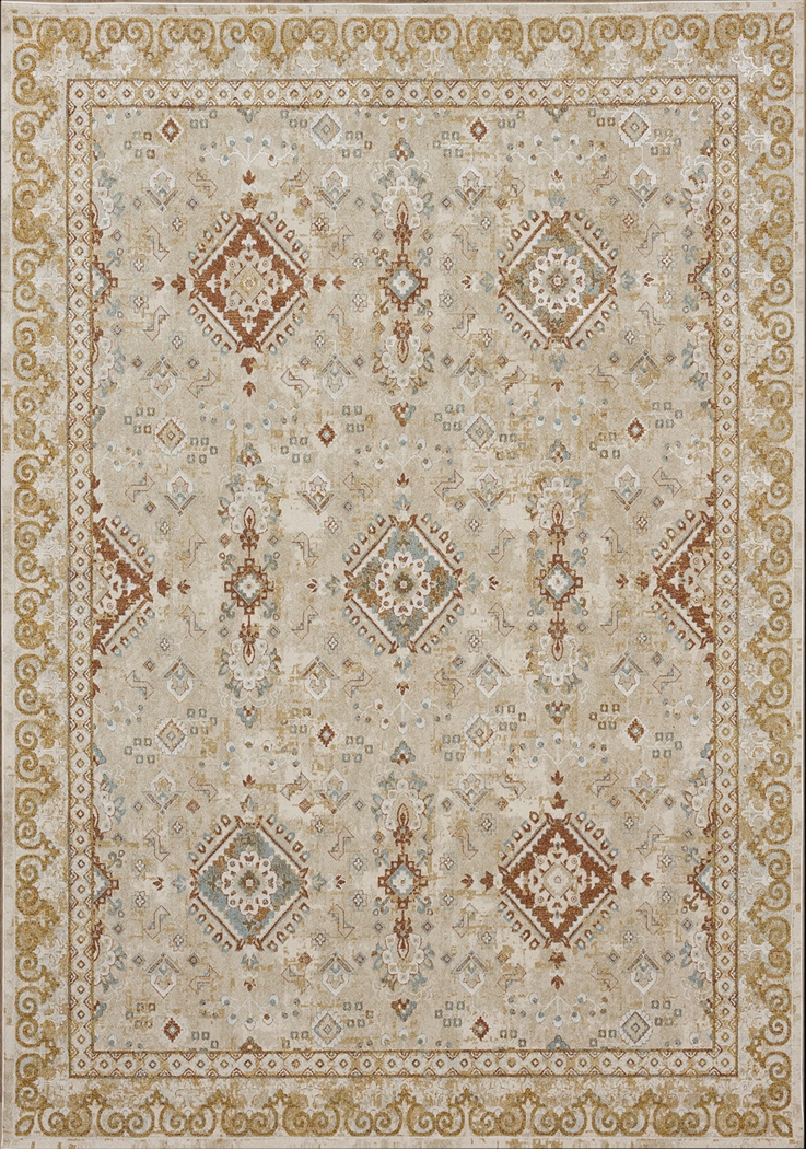 Leeworth Cream 5' x 7'6 Rug - Thumbnail - Image 1