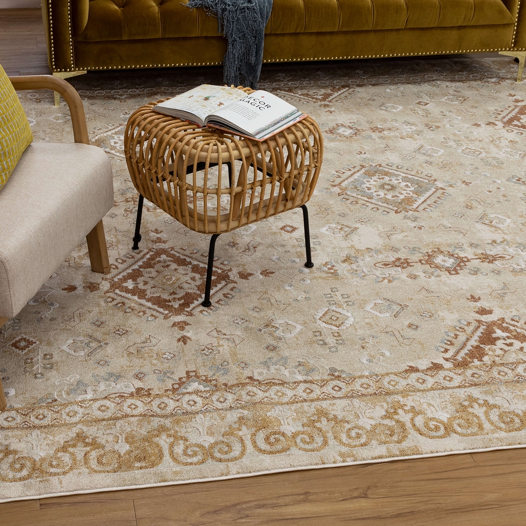 Leeworth Cream 7'10 x 10'3 Rug - Thumbnail - Image 3