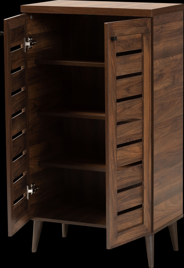 Lefelle Brown Shoe Storage Cabinet - Thumbnail - Image 4