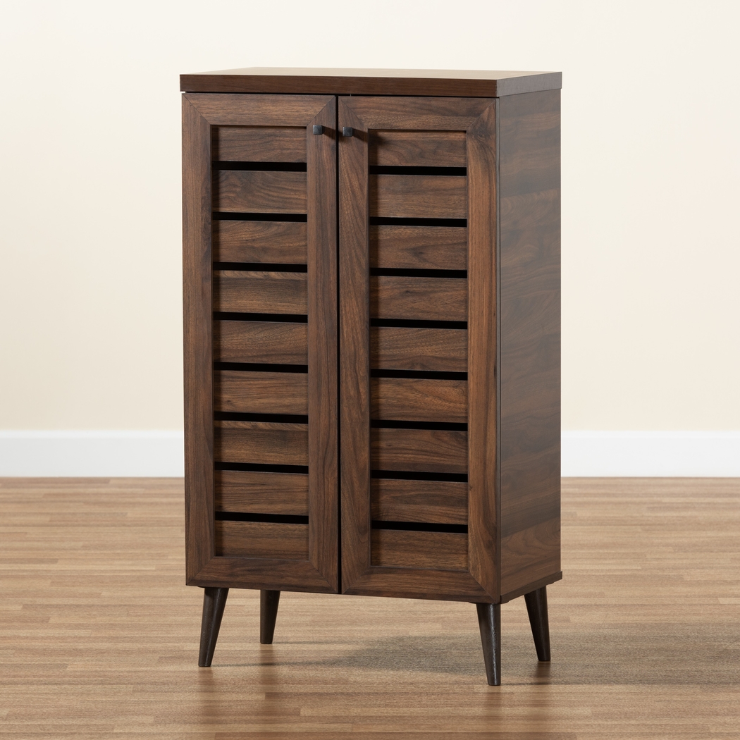 Lefelle Brown Shoe Storage Cabinet - Thumbnail - Image 8