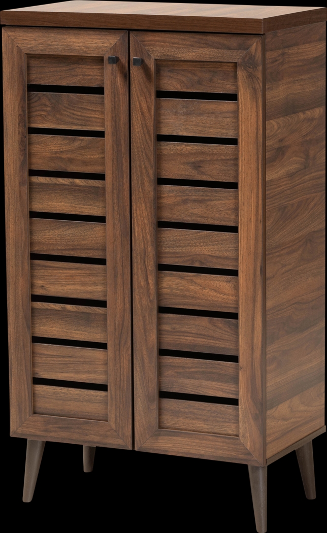 Lefelle Brown Shoe Storage Cabinet - Thumbnail - Image 1