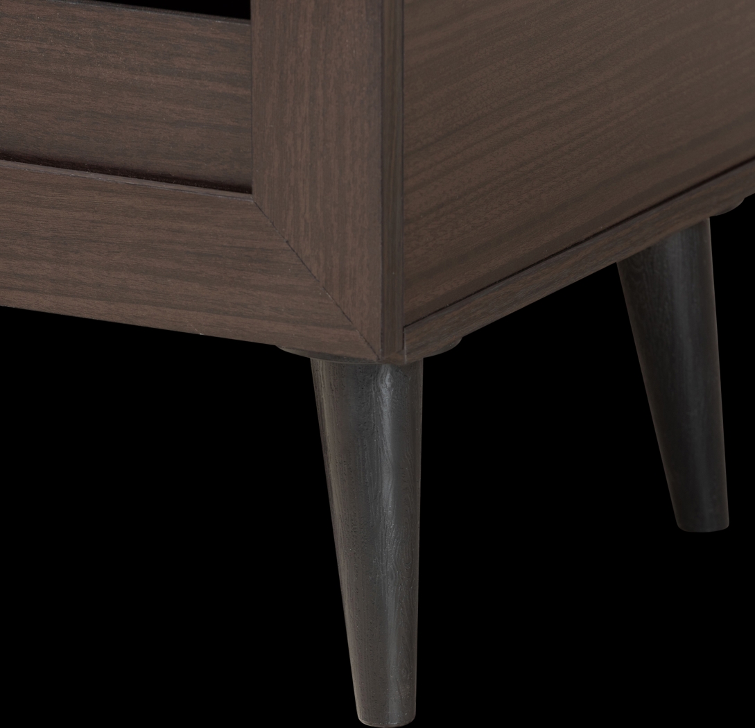 Lefelle Dark Brown Shoe Storage Cabinet - Thumbnail - Image 6