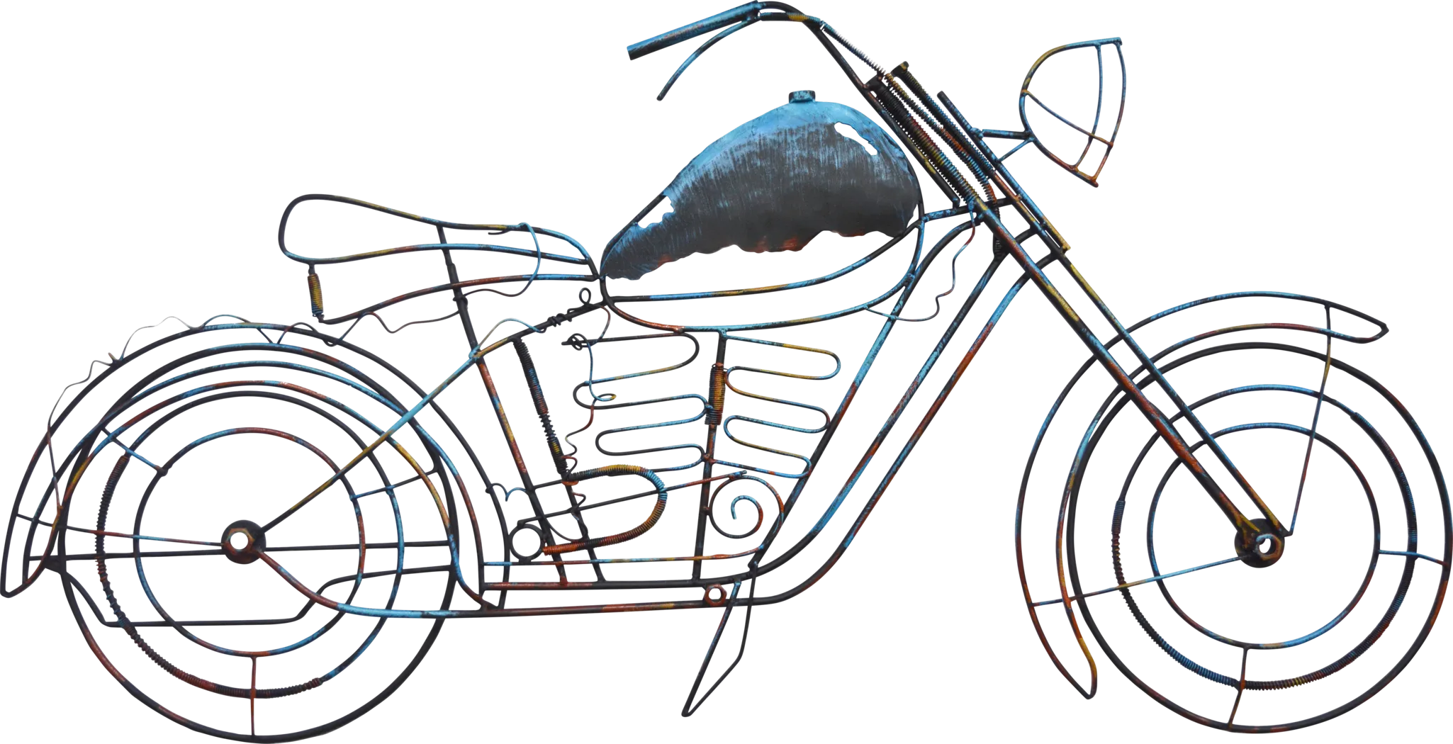 Leffe Scene Blue Wall Decor - Thumbnail - Image 1