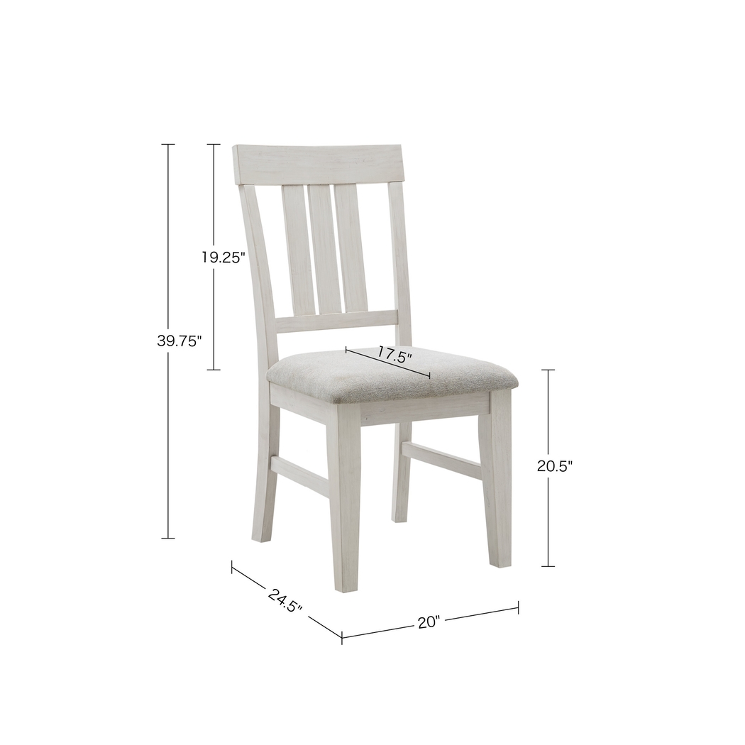 Lefferts White Dining Chair, Set of 2 - Thumbnail - Image 10