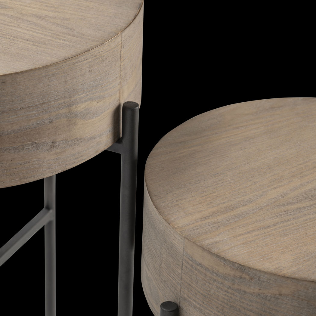 Leflore Cream Accent Table, Set of 2 - Thumbnail - Image 2