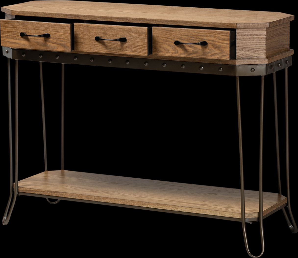 Legendwood Brown Console Table - Thumbnail - Image 2
