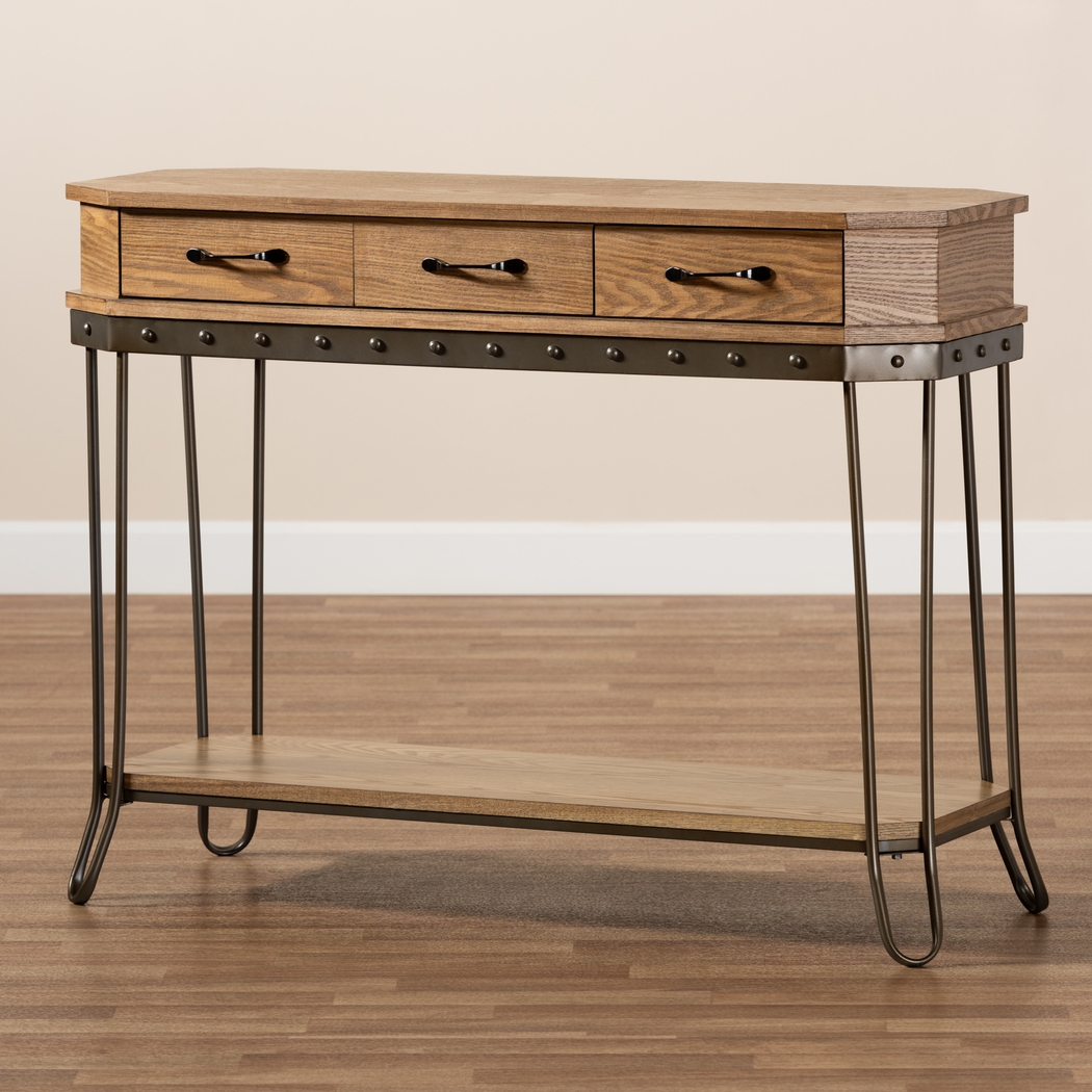 Legendwood Brown Console Table - Thumbnail - Image 8