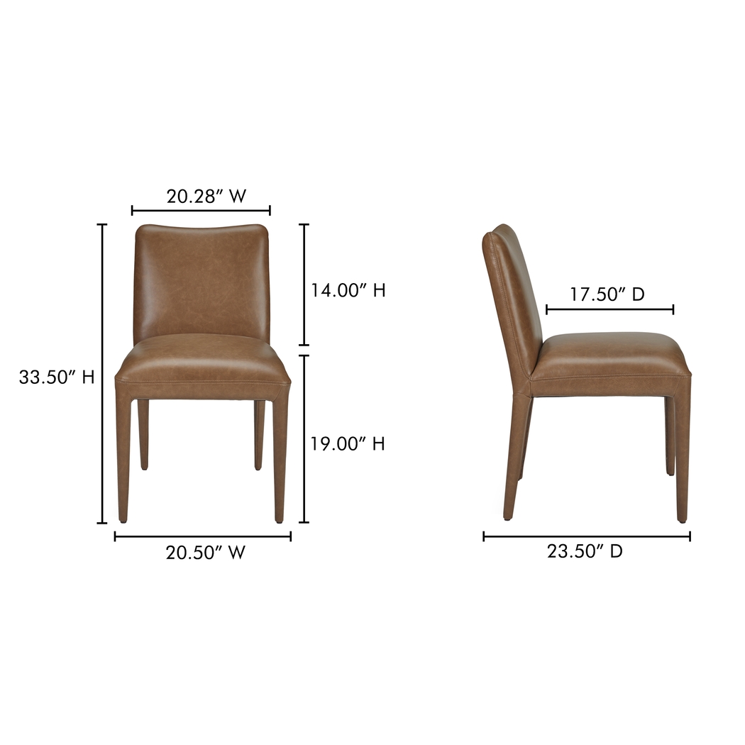Legry Brown Side Chairs, Set of 2 - Thumbnail - Image 2