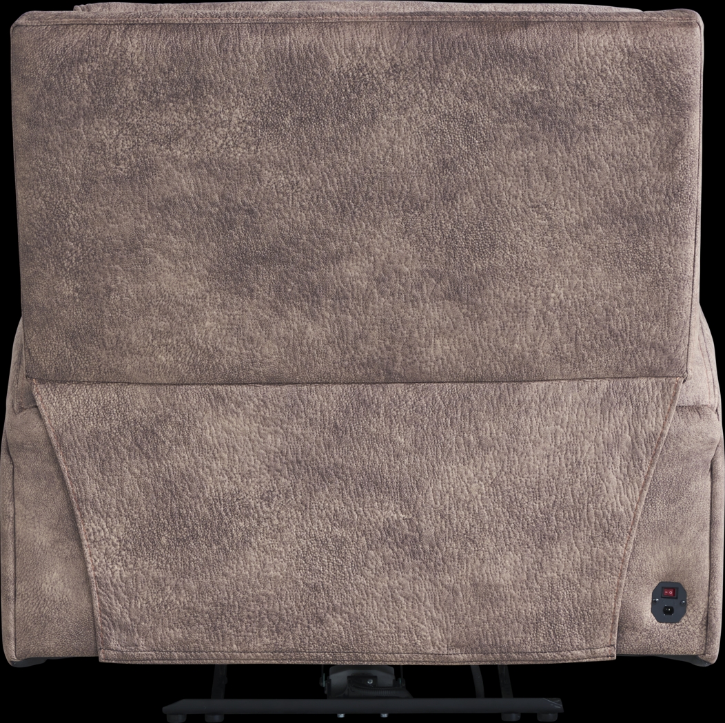 Leighton Brown Dual Power Recliner - Thumbnail - Image 4