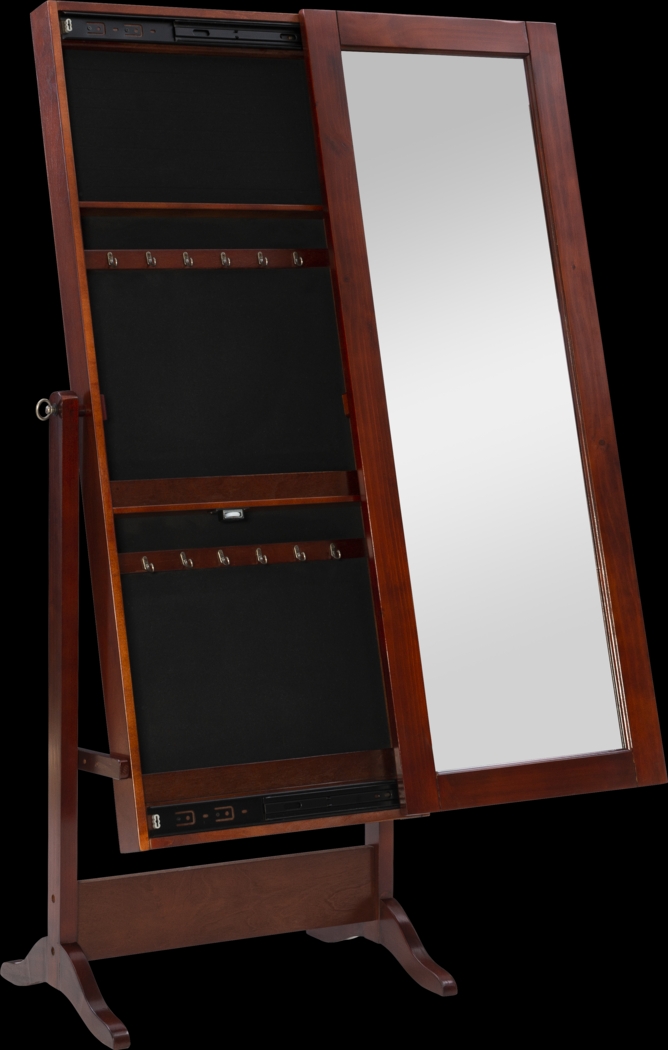 Lejuene Cherry Sliding Jewelry Armoire - Thumbnail - Image 8