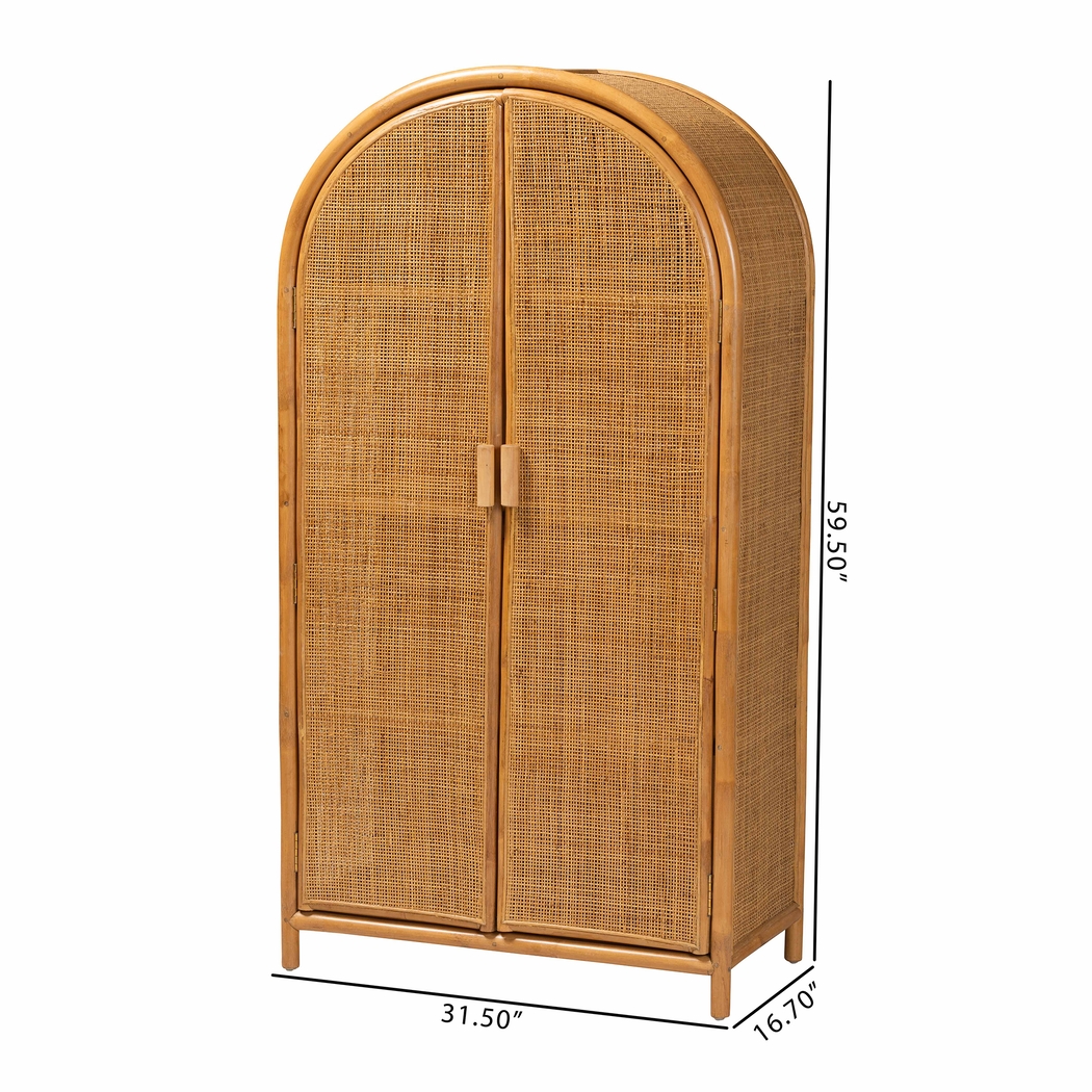 Lekehia Brown Storage Cabinet - Thumbnail - Image 10