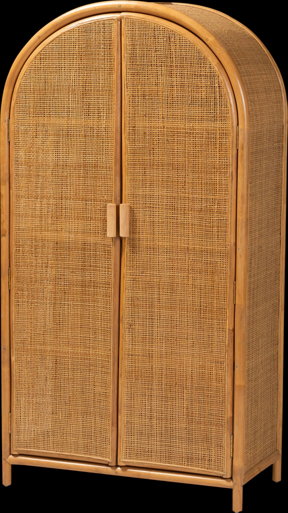 Lekehia Brown Storage Cabinet - Thumbnail - Image 1