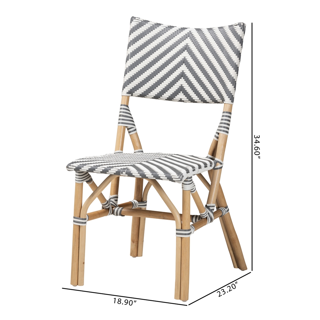 Leksich Gray Dining Chair - Thumbnail - Image 10