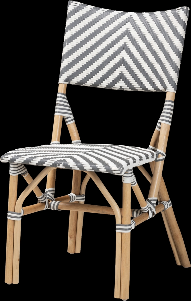 Leksich Gray Dining Chair - Thumbnail - Image 1