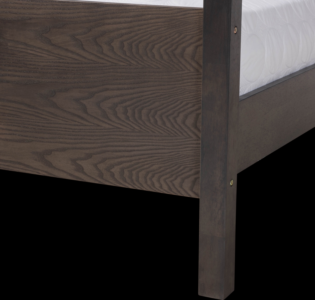 Lelane Gray Queen Canopy Bed - Thumbnail - Image 5