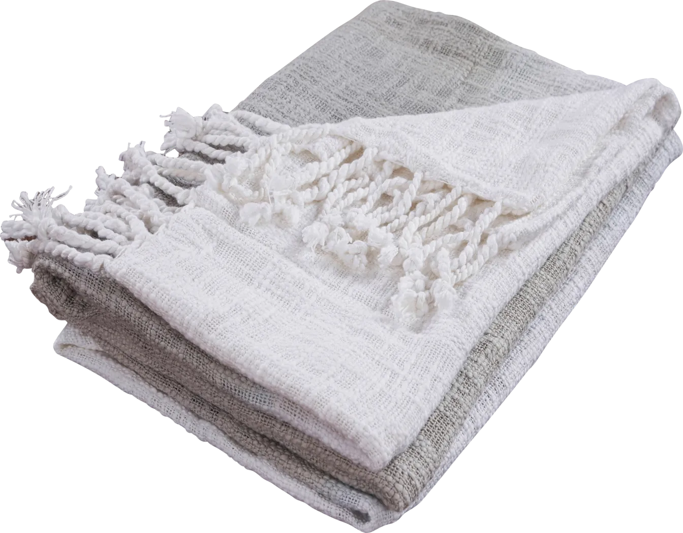 Leley Gray Throw Blanket - Thumbnail - Image 2