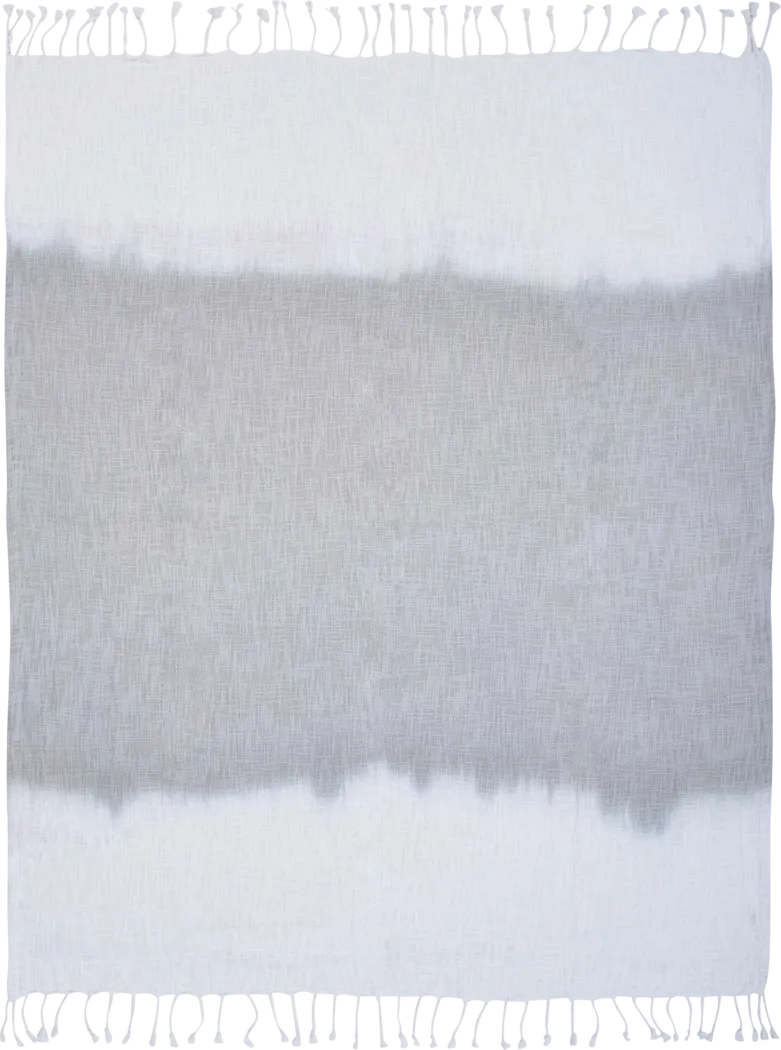 Leley Gray Throw Blanket - Thumbnail - Image 1