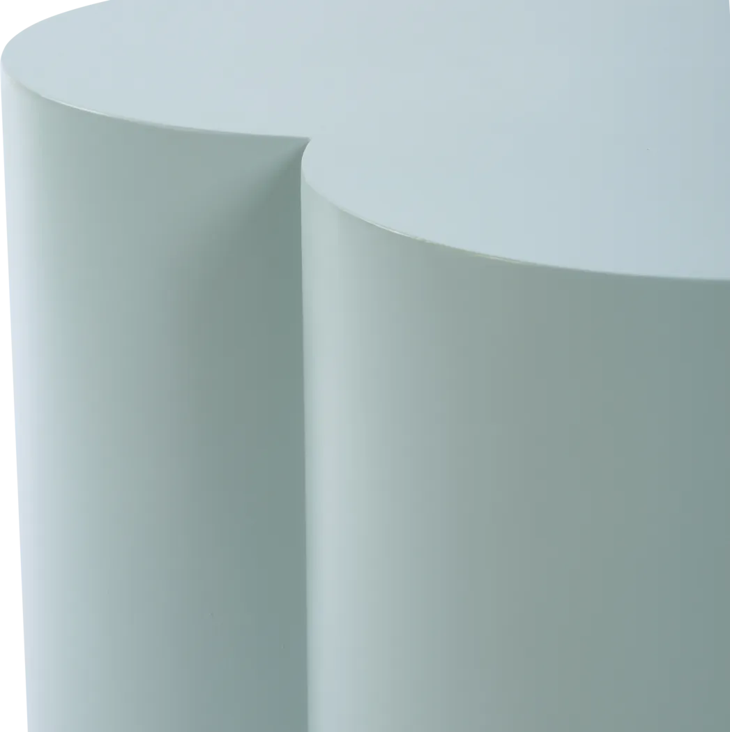 Lelide Light Blue Outdoor End Table - Thumbnail - Image 4