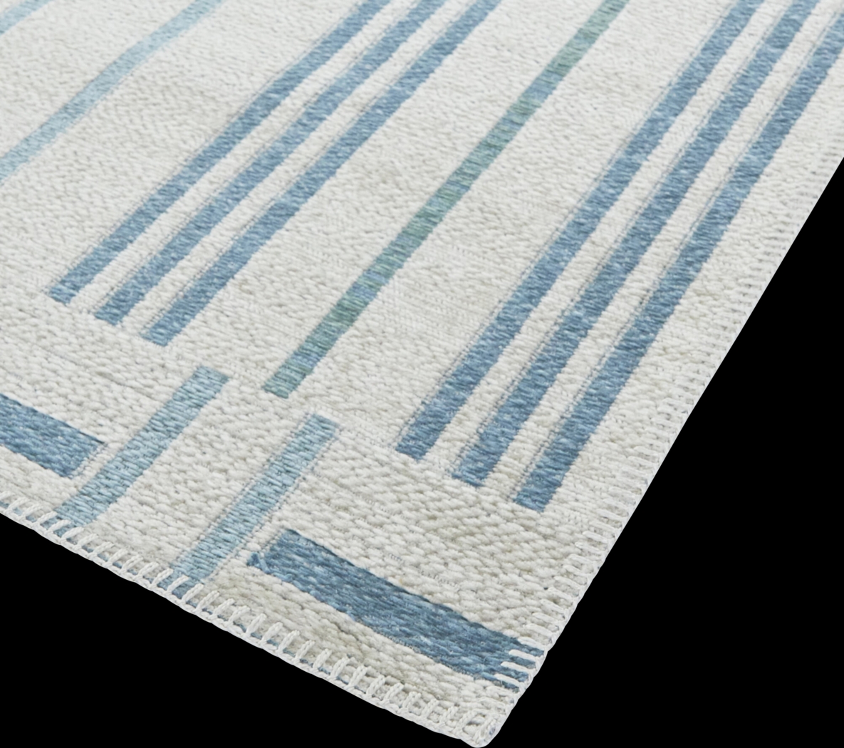 Lella Blue 5'3 x 7' Rug - Thumbnail - Image 4