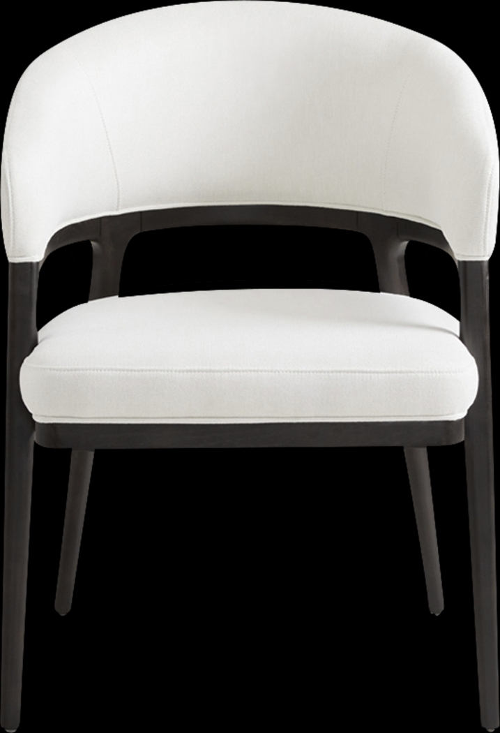 Lelseys White Arm Chair - Thumbnail - Image 2