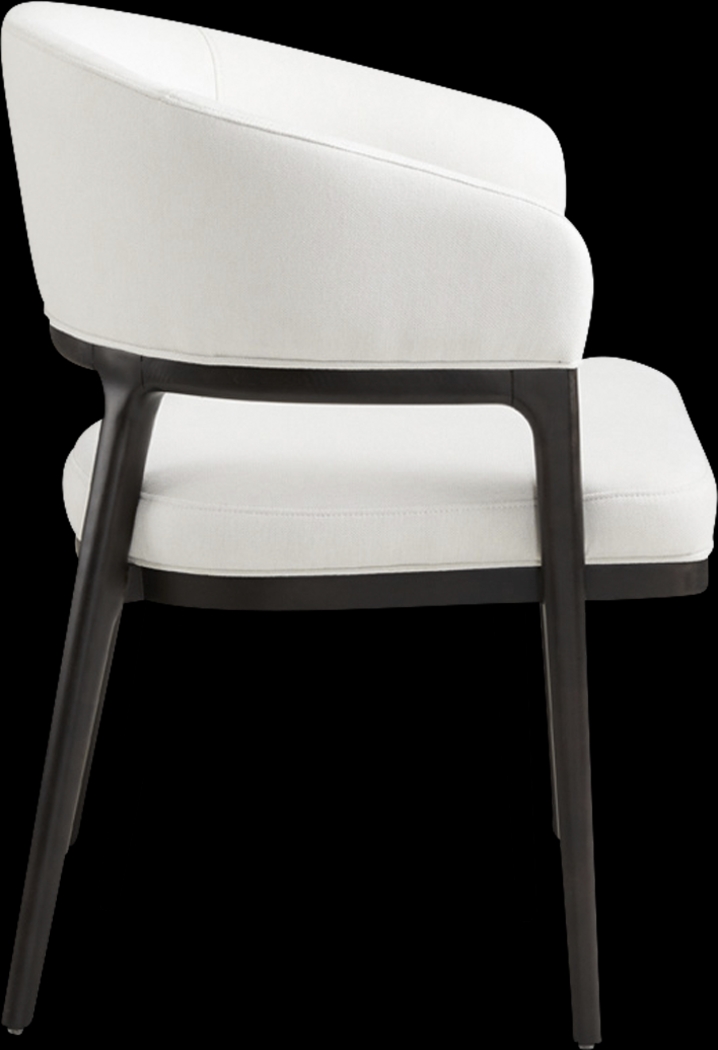 Lelseys White Arm Chair - Thumbnail - Image 3