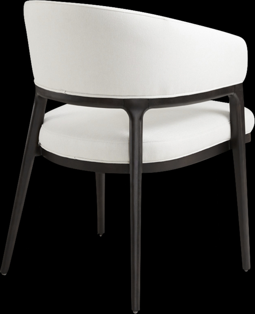 Lelseys White Arm Chair - Thumbnail - Image 4
