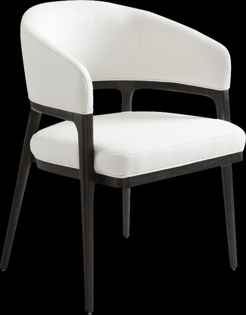Lelseys White Arm Chair - Thumbnail - Image 1
