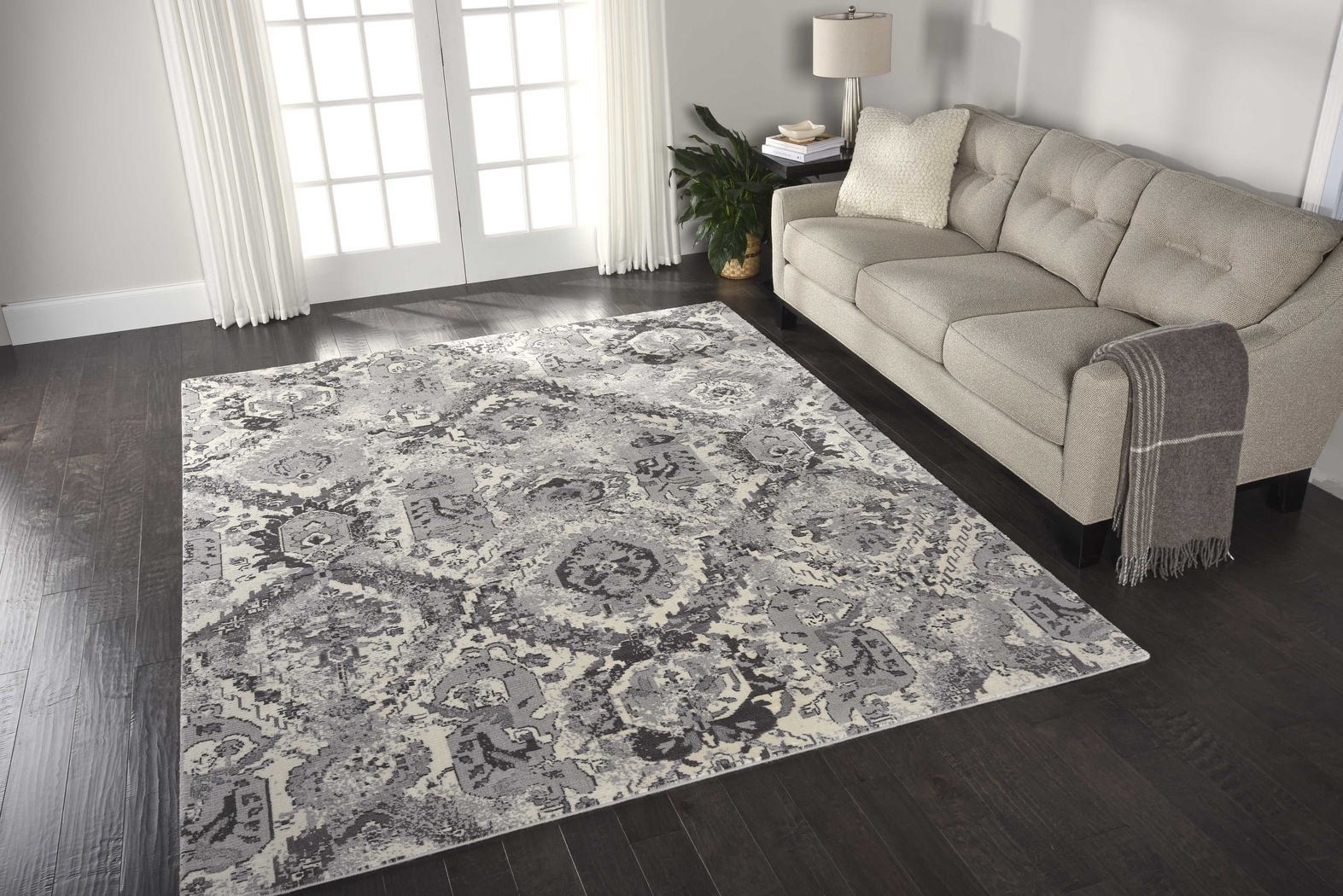 Lembu Gray 5' x 8' Rug - Thumbnail - Image 3