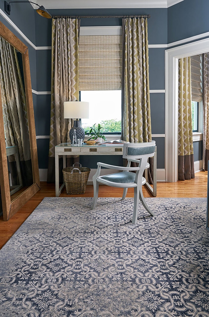 Lemisle Blue 5'3 x 7'6 Rug - Thumbnail - Image 2