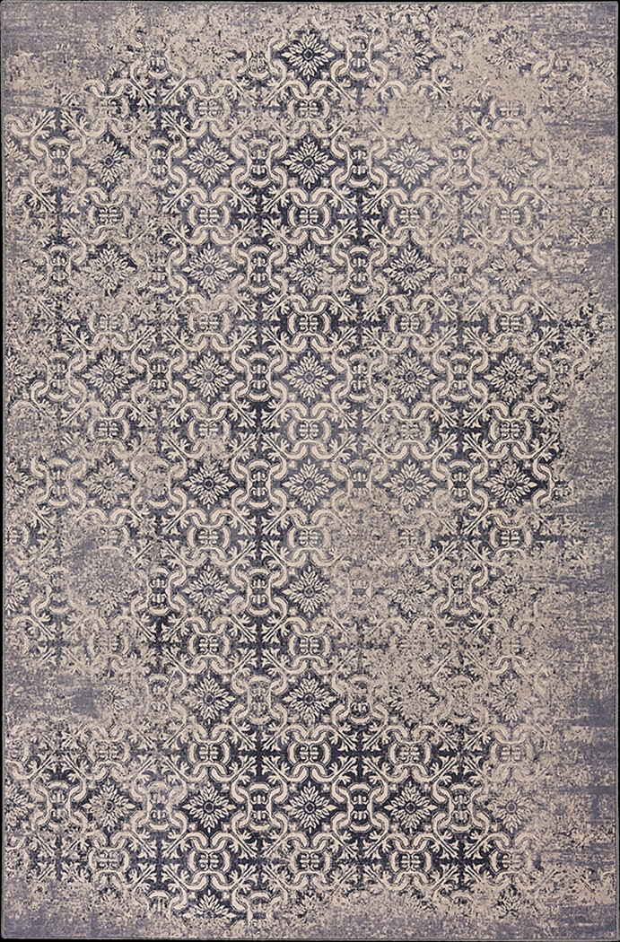 Lemisle Blue 7'10 x 11' Rug - Thumbnail - Image 1