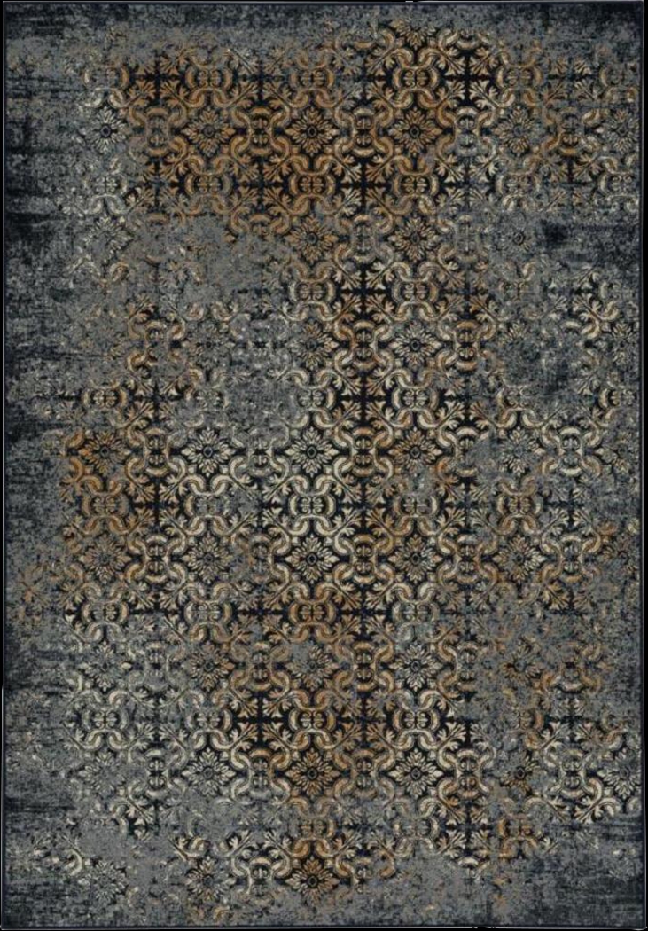 Lemisle Navy 7'10 x 11' Rug - Thumbnail - Image 1