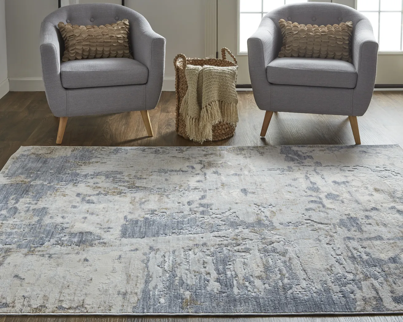 Lemnos Blue 5' x 7'10 Rug - Thumbnail - Image 3