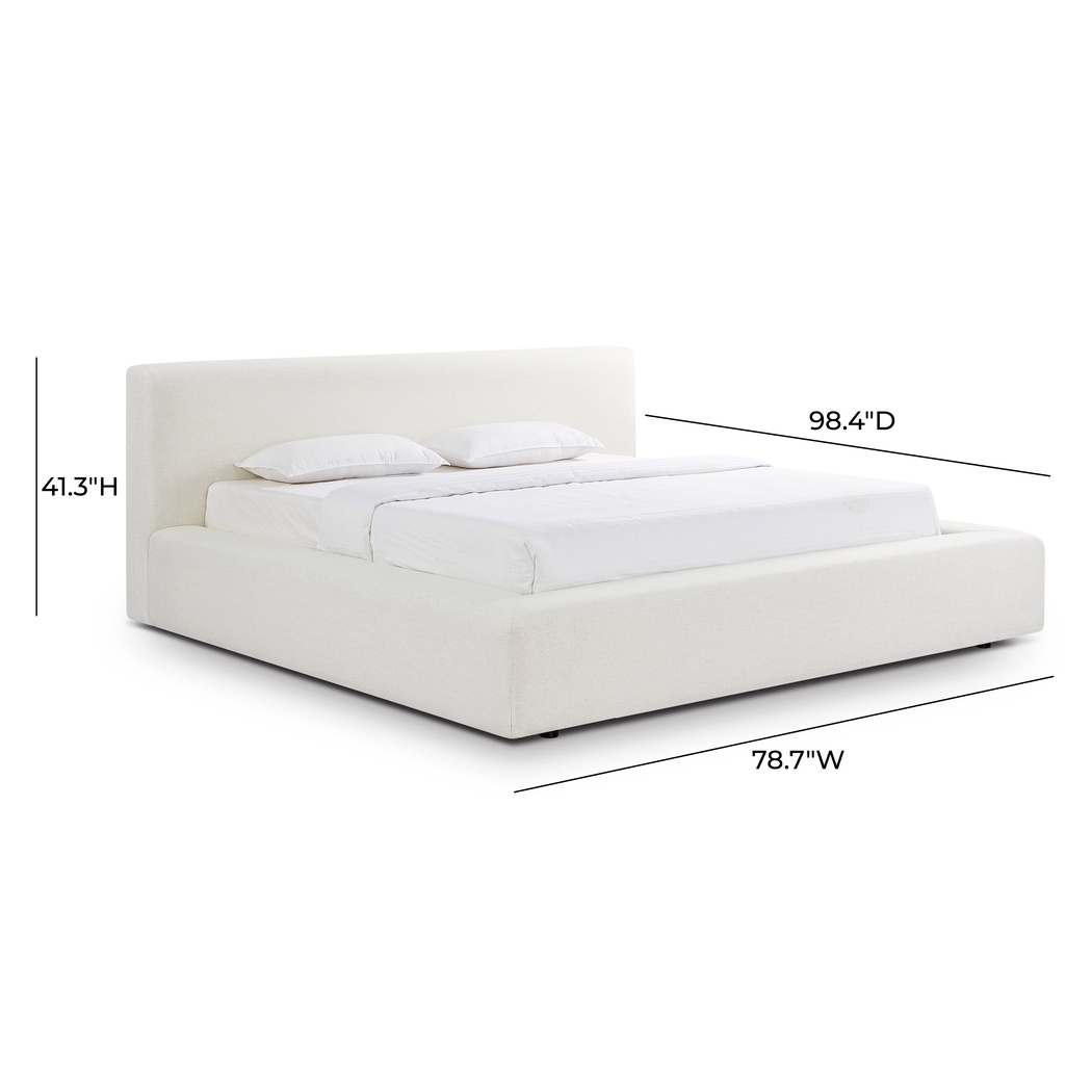 Lemonwares Cream King Storage Bed - Thumbnail - Image 8