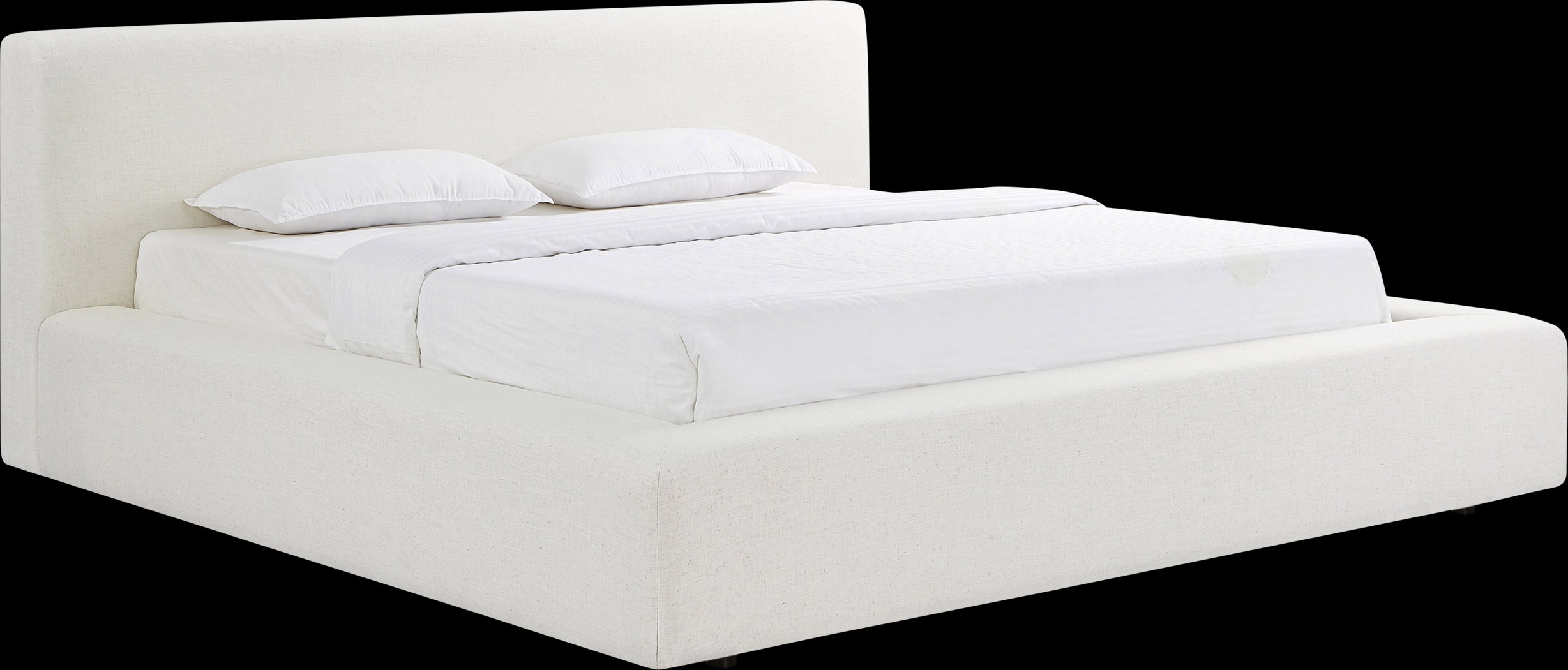 Lemonwares Cream King Storage Bed - Thumbnail - Image 1
