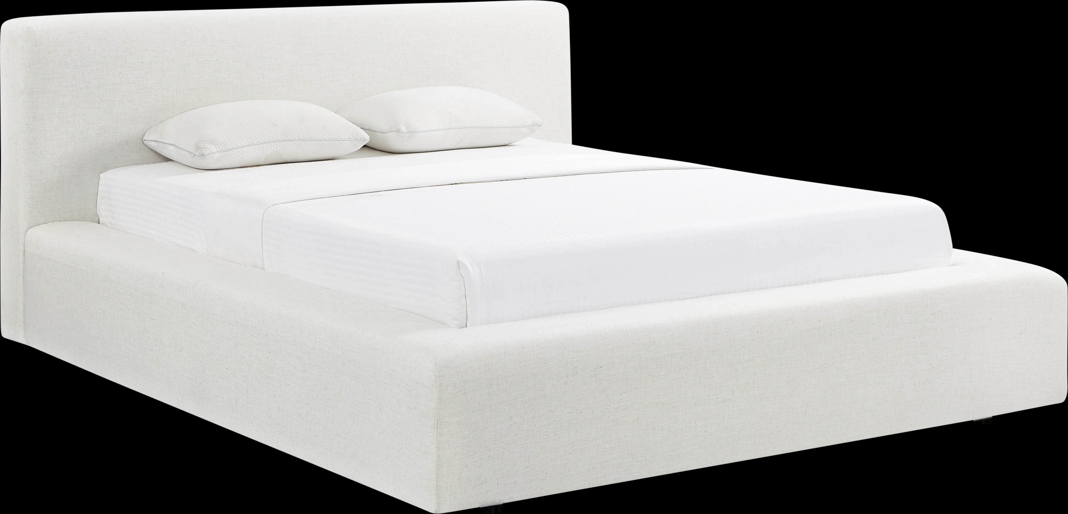 Lemonwares Cream Queen Storage Bed - Thumbnail - Image 1