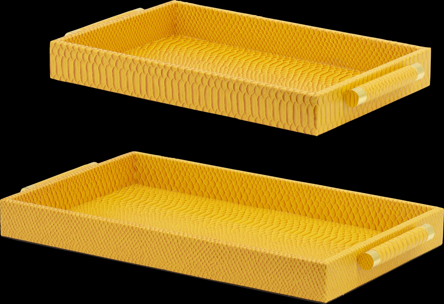 Lemonwell Orange Tray, Set of 2 - Thumbnail - Image 1
