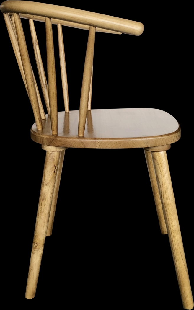 Lemonwood Natural Dining Chair, Set of 2 - Thumbnail - Image 3