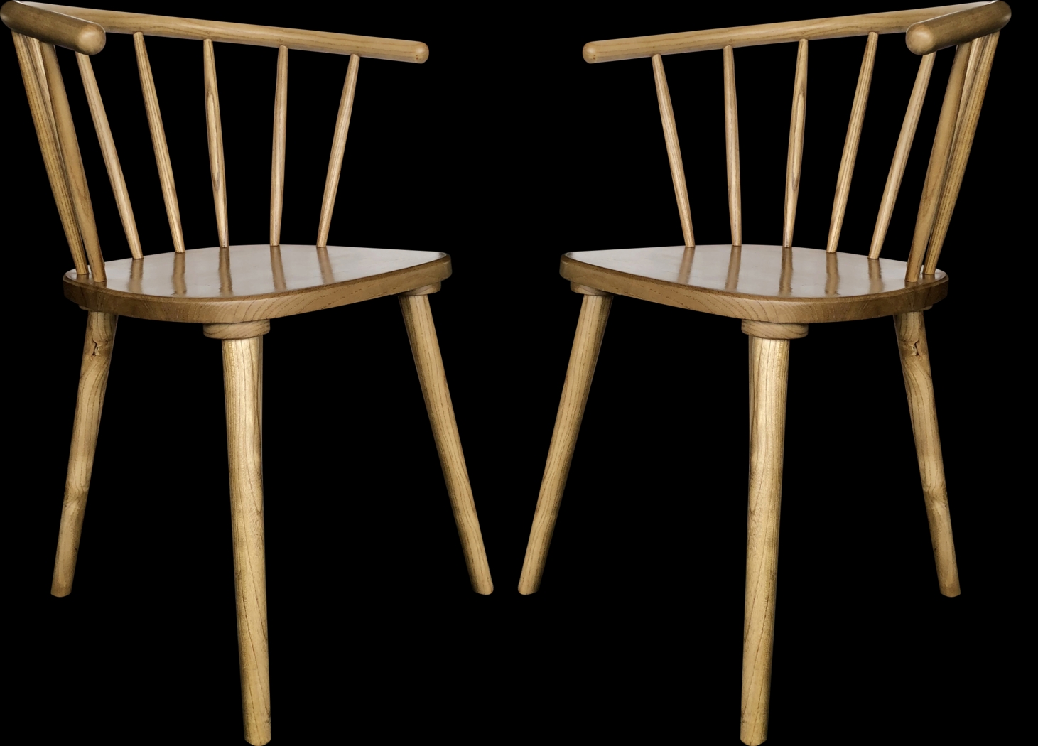 Lemonwood Natural Dining Chair, Set of 2 - Thumbnail - Image 1